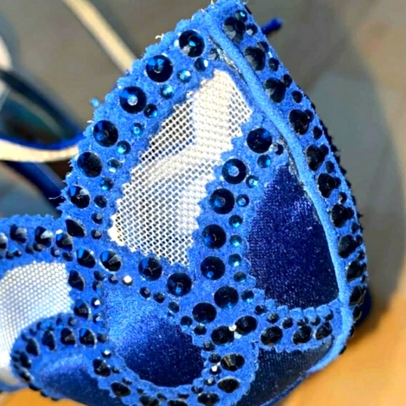 Badgley Mischka Tansy Ankle-Strap Evening Sandals - Picture 7 of 12